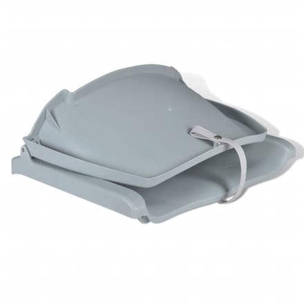 vidaXL - Bootstoel - zonder - kussen - inklapbaar - 48x51x41 - cm - grijs