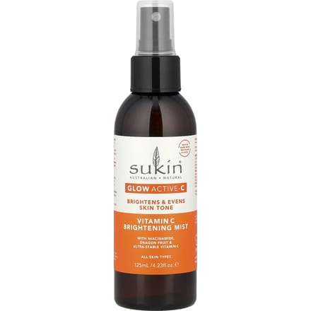 Glow Active-C, Vitamine C Verhelderende Mist, Alle Huidtypen, 125Ml(4.23 fl oz) black