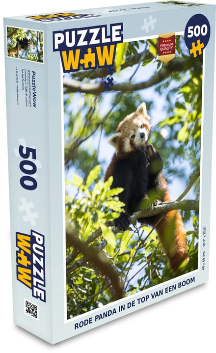 Puzzel Panda - Planten - Boom - Legpuzzel - Puzzel 500 stukjes