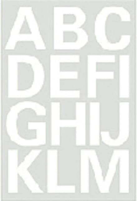 Etiket herma 4169 25mm letters a-z wit | 10 stuks