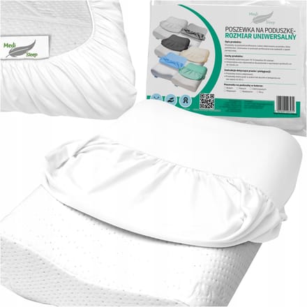 Medi Sleep - Kussensloop - Orthopedisch - Wit - Universeel - Ademend