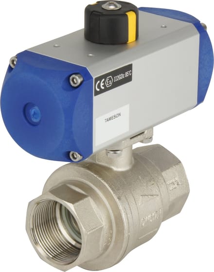G2'' 2-Weg Messing Pneumatische Kogelkraan Veersluitend - BL2BA - BL2BA-200-PC-006