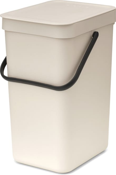 Brabantia Sort & Go Prullenbak - 12 l - Soft Beige