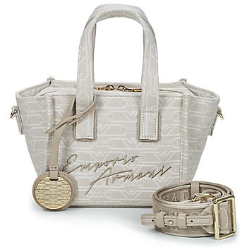 Boodschappentas Emporio Armani TOTE M CANVAS JAQUARD MONOGRAM