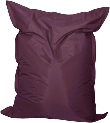 Mr. Lounge - Zitzak met binnenzak-kind-maat S- 110x140- Nylon Aubergine