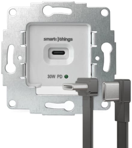 sCharge 30W inbouw voedingsadapter 230V met USB-C
