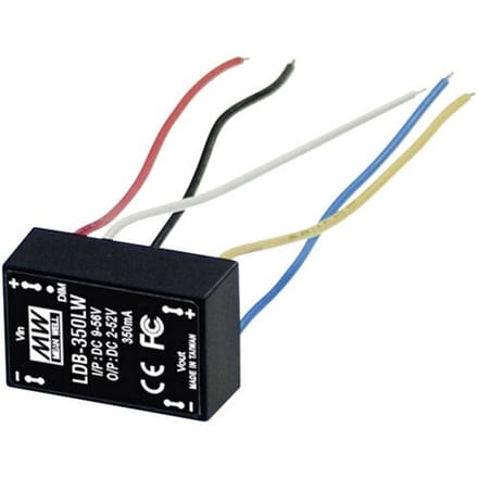 DC/DC-LED-driver MEAN WELL LDB-600LW 2-30 V 600 mA 18 W 1 stuk(s)
