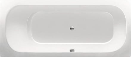 Xenz Aruba Ligbad - 180x80x48 - afvoer Midden - acryl - wit