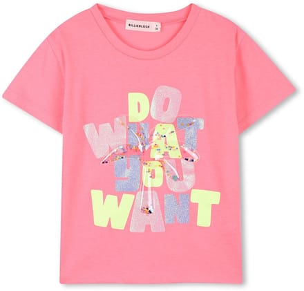 Billieblush - T-Shirt print - Pink - Maat 104