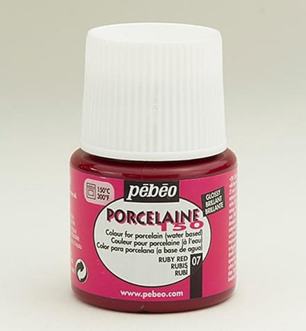 Porseleinverf -  07 Ruby Red - Pebeo - 45ml