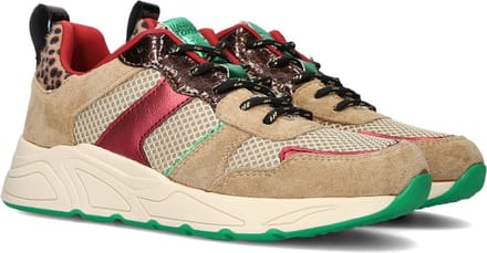 Omoda Zoë Lage sneakers - Meisjes - Taupe - Maat 37