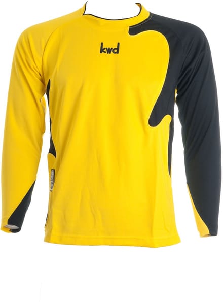 KWD Shirt Mills lm, mt XXL, geel/zwart
