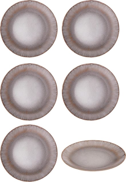 Bordenset 6 persoons - Dinerbord 27 cm - Porselein - Juntos Blanco Artico - Hazel & Bos