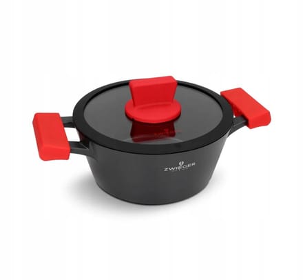 Zwieger Obsidiaan Traditionele Pan 20cm 2L met Deksel