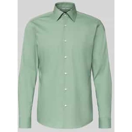 Slim Fit businesshemd van katoenmix model 'H-HANK-KENT'
