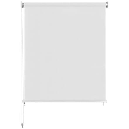 vidaXL - Rolgordijn - voor - buiten - 165(B)x140(H) - cm - wit