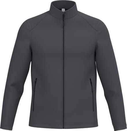 iDeal Basic Brand Heren Softshelljas 2 laags IB410 - Ideal Dark Grey - M