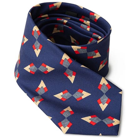 Geometric zijde stropdas moderne stijl