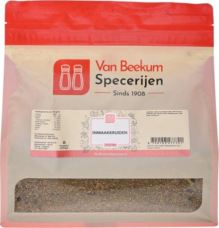 Van Beekum Specerijen - Inmaakkruiden - 1 KG (hersluitbare stazak)