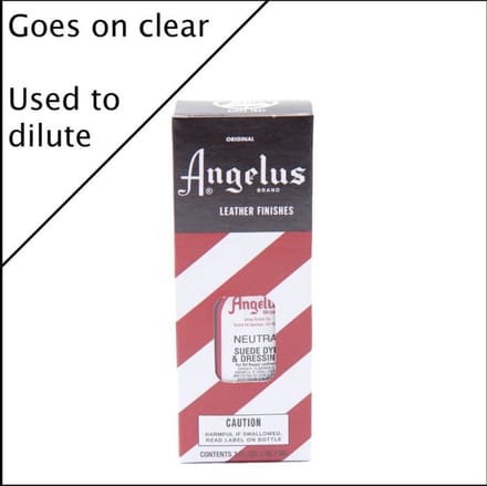 Angelus Suède Dye - Indringverf - voor suède stoffen - 90 ml - Neutraal transparant