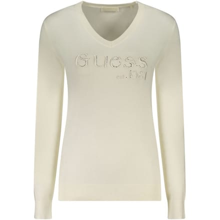Guess Jeans Bianco Viscose Dames Langzaam Shirt