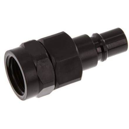 POM DN 7.2 Koppeling Insteeknippel G 3/8 inch Binnendraad Dubbele afsluiting