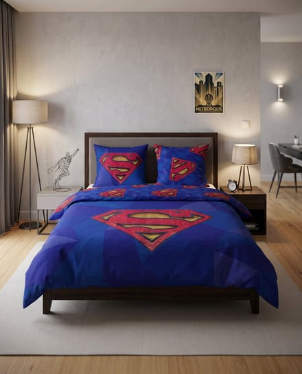 Superman Dekbedovertrek 240 x 220 cm polykatoen