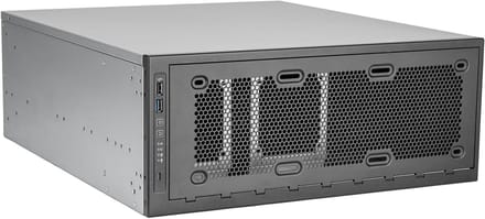 Rackmontage Behuizing - Serverkast - Serveropslag - Ondersteunt 360mm Koeler - 4U 17.6cm - Zwart