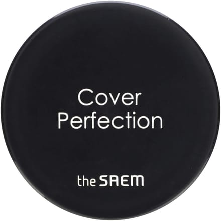 The Saem, Cover Perfection, Pot Concealer, 0.5 Ice Beige, 0.14oz black