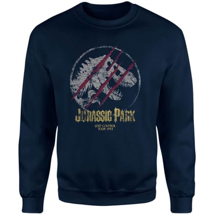 Jurassic Park Lost Control Sweatshirt - Navy - S