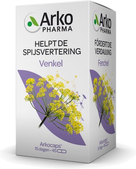 Arkocaps Venkel - 45 Capsules - Voeidngssupplement