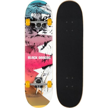 Black Dragon Skateboard - Street Natives - Wit/Roze - 100KG