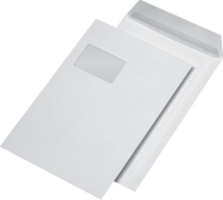 securitex enveloppen c4 wit met venster 130gr
