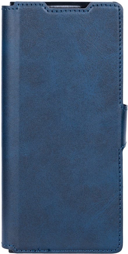 Rixus Wallet Case With Pen Holder For Samsung Galaxy Z Fold5 Blue