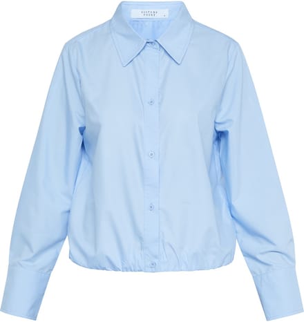 SISTERS POINT Gufo-sh - Dames Blouse - L. Blue - Maat XL