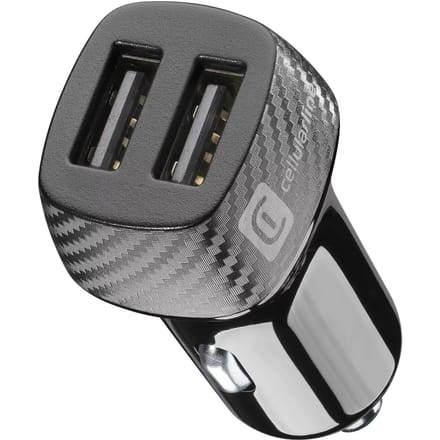 Cellularline 8018080203237 Smartphone, Universeel Zwart Sigarettenaansteker Auto