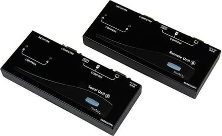 StarTech.com USB VGA KVM Console Extender over CAT5 UTP: USB VGA KVM-console-extender via CAT5 UTP