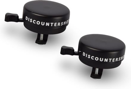 Zwarte Universele Fietsbel Set voor Volwassenen - 2 Stuks - Racefiets - Diameter 5,5 cm - Fietsaccessoires