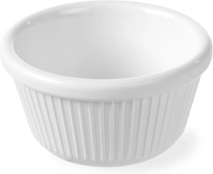 HENDI Ramekin – Hygiënisch en stootvast – Geribbeld – 80 ml – Vaatwasmachinebestendig
