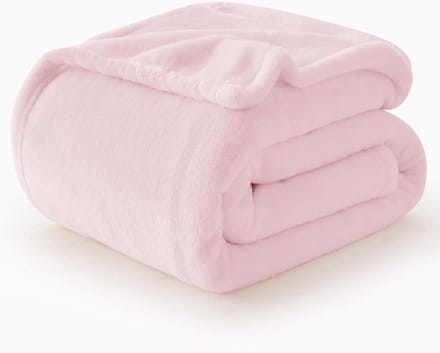 Extra Grote Fleece Deken Zacht en Warm - Sofa Plaid 150x200 cm Roze