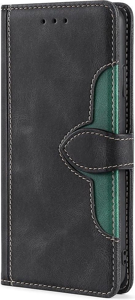 Hoesje geschikt voor iPhone 7 - Bookcase - Pasjeshouder - Portemonnee - Kunstleer - Zwart