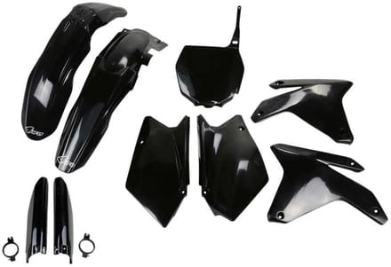Ufo Suzuki Rmz 450 2005-2006 Sukit404f-001 Fork Protectors & Plastic Set Zwart