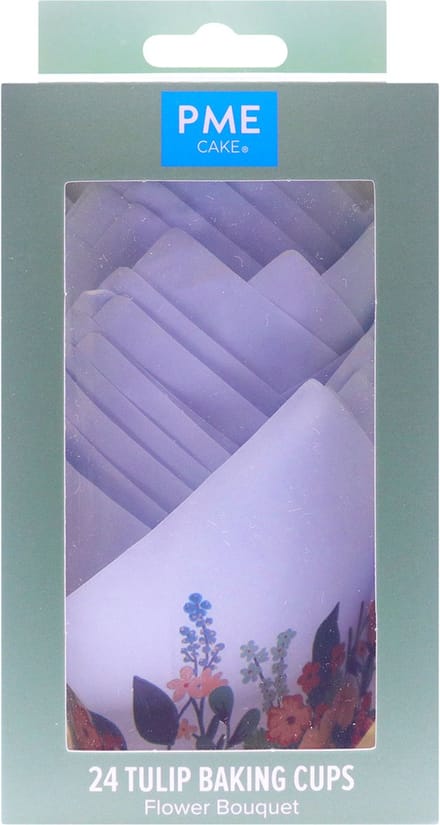PME Muffinvormpjes Tulp Boeket bloemen Pk/24