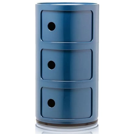 Kartell Componibili container - 3 elementen - blauw
