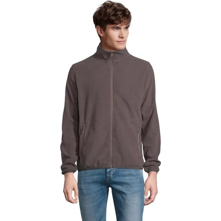 SOL'S Men´s Factor Zipped Fleece Jacket L03823 - Charcoal Grey (Solid) - M