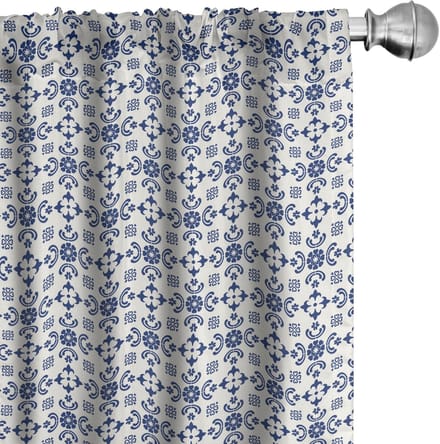 ABAKUHAUS Antieke Oriëntaalse Gordijnen – 2x75x225 cm – Microfaser