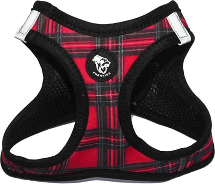Frenkiez Step In Harness BarkBerry Red,Medium