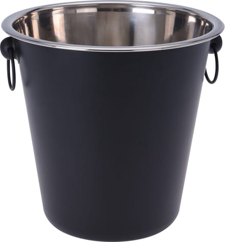 Excellent Houseware ijsemmer - 3L - D21 cm - RVS - champagnekoeler/wijnkoeler