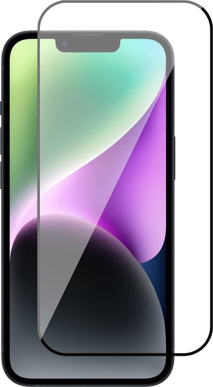 Screenprotector geschikt voor iPhone 14 Plus - Gehard Glas Beschermglas Tempered Glass Volledig Dekkende Screen Protector