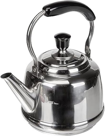 Roestvrijstalen Waterketel 2,5 Liter - 18 cm Hoogte